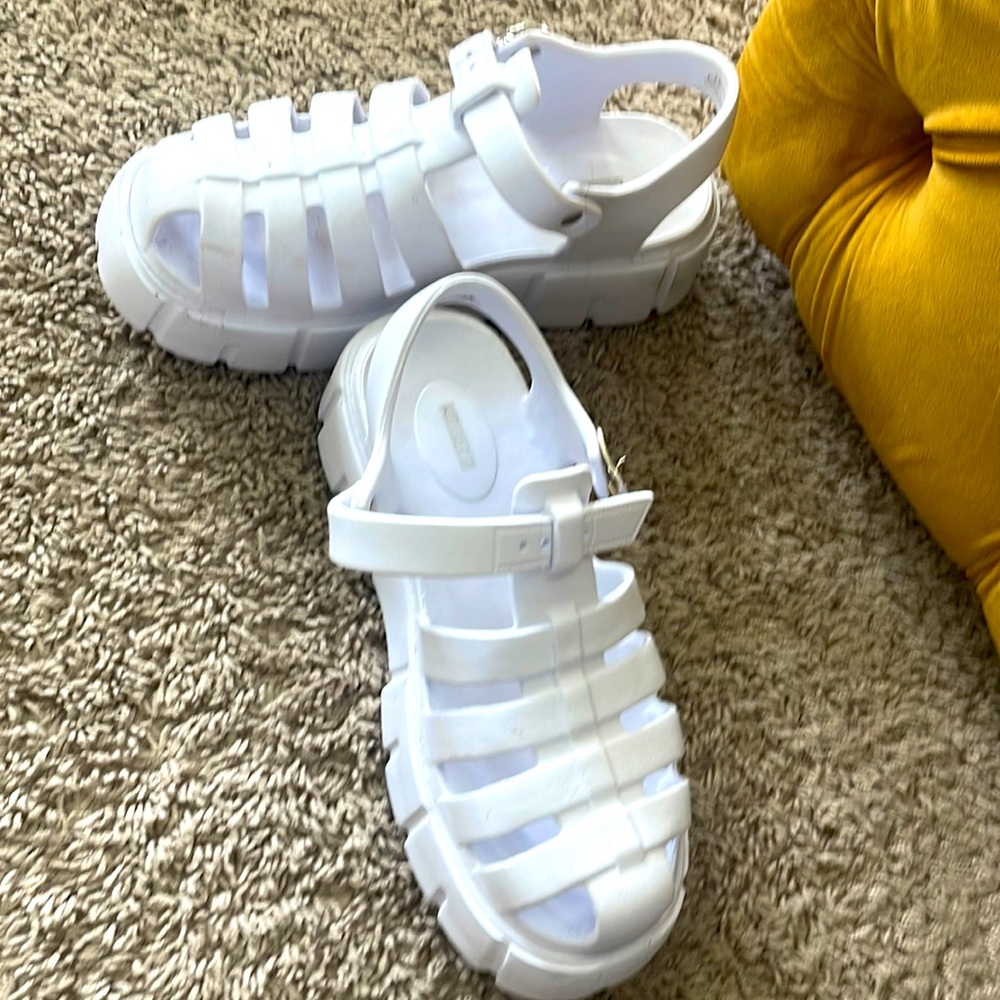 White Sandals